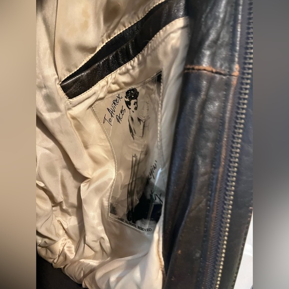 Vintage Avirex Leather Pilot Bomber Jacket - Picture 7 of 10